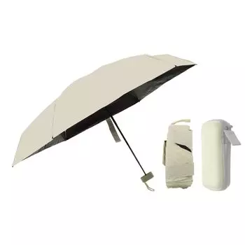 CAPASTEC Folding Rain Sun and Super Light UV Compact and Easy to Suitable for Rain or 8 Beige Umbrella, Umbrella, Umbrella, Lightweight, Men s бежевый