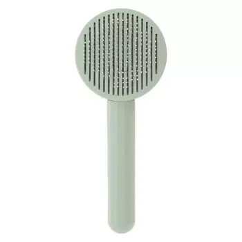 CAPASTEC Pet One Push Cat Dog Мягкая на шерсти длинная короткая пуходерка для собак и домашних животных удаление катышков зеленая щетка, тип, щетка, щетка, кожа, удаление, зелёный