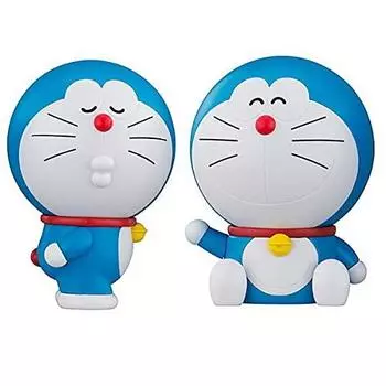 Capchara Doraemon 9 2 types set Gacha Gacha Capsule Toy [Assorted (3.Doraemon (chut)/4.Doraemon (smile))]