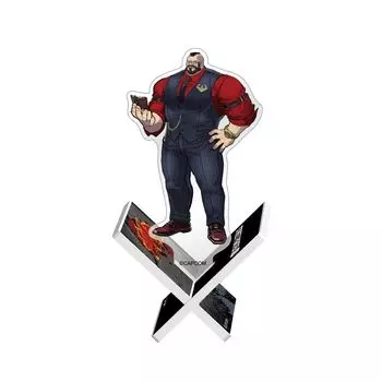Capcom Batten Acrylic Stand Street Fighter 6 Zangief Outfit3 H110 x W60mm Acrylic Approx.