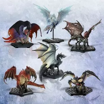 Capcom Figure Builder Standard Model Plus THE BEST Hunter BOX 6 6 pieces bonus PVC ABS ~Monster World Iceborne~ product, types, + parts,