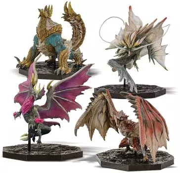 Capcom Monster Hunter FIGURE BUILDER CUBE MONSTER HUNTER 4 body set BOX PVC ABS made (Лиореус/Дзинуга/Мэл Зена/Амацу Магацучи)