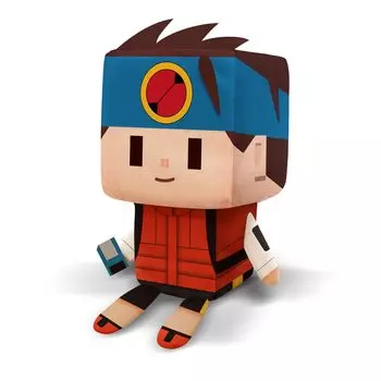Capcom VOXENATION Plush Rockman Exe Hikari Netto В180 x Ш80 x Г80 мм Изготовлен из хлопка Прибл.. полиэстер,