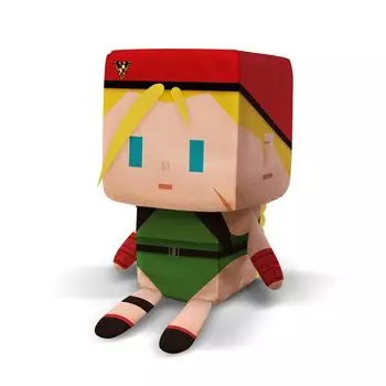 Capcom VOXENATION Plush Street Fighter Cammy В160 x Ш80 x Г80 мм Изготовлен из хлопка Прибл.. полиэстер,