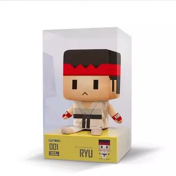 Capcom VOXENATION Plush Toy CAPCOM40th Street Fighter Ryu Approximately H160 x W80 x D80mm Made of Polyester Cotton