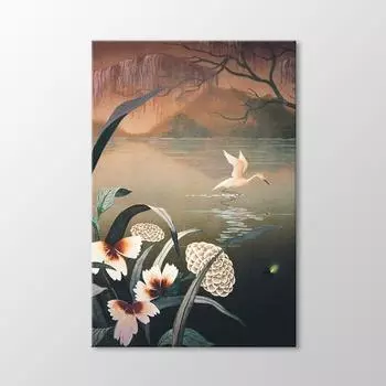 Цапля Птицы Живопись