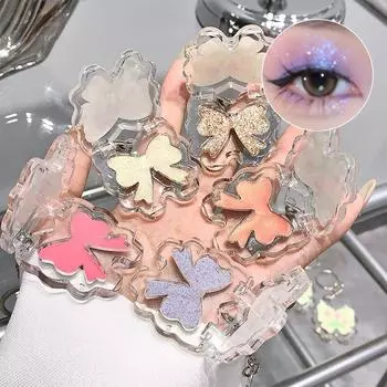 CAPPUVINI Butterfly Flower Метамерные тени для век Перламутровые мерцающие тени для век с однотонным эффектом