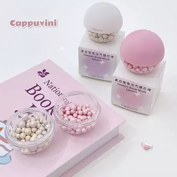 CAPPUVINI Highlight Blush Ball Натуральный трехмерный стойкий цвет