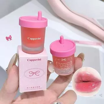 CAPPUVINI Nourish And Moisturizing Lip Gloss Juice Cup Packaging Reduce Lip Lines Lip Balm Lip Care