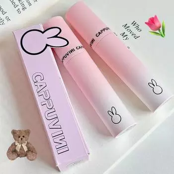 CAPPUVINI Стойкая матовая губная помада, бархатный тинт для губ Водостойкий макияж для губ