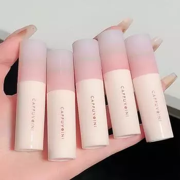 CAPPUVINI Velvet Lip Gloss 6 цветов матовая водостойкая помада с яркими цветами
