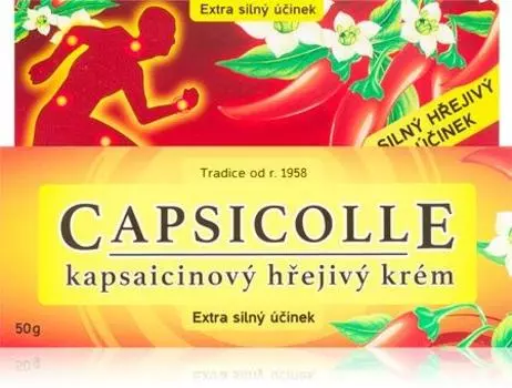 Capsicolle Capsaicin Cream горячий крем с укрепляющим эффектом для уставших суставов и мышц TU прозрачный