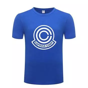 Capsule Corp T Roomts Unisex Anime с коротким рукавом o Nece Cotton Unisex футболка Cool Funny Streetwear Top Tee Большой размер