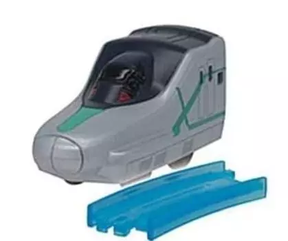 Capsule Plarail Creating the Future Test Vehicle Edition Shinkansen Test Vehicle E956 Clear Curved Gacha Gacha Capsule Toy [3. ALFA-X (Tail Vehicle) +