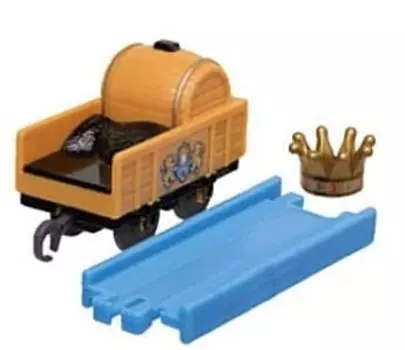 Capsule Plarail Паровозик Томас Большой Парк Динозавров Издание Корона Стивена Прямо Gacha Gacha Капсульная игрушка Discovery! [5. (задняя часть автомобиля) + + рельс]
