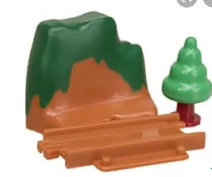 Capsule Plarail Паровозик Томас Большой Парк Динозавров Издание Mountain Rail Gacha Gacha Capsule Игрушка Discovery! [14. + Дерево] (Отдельный предмет)