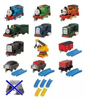 Capsule Plarail Паровозик Томас и его друзья знаменитое издание Сиднея и Пакстона 14 типов в общем туннеле в скалистых горах игрушечный дуэт разного цвета?