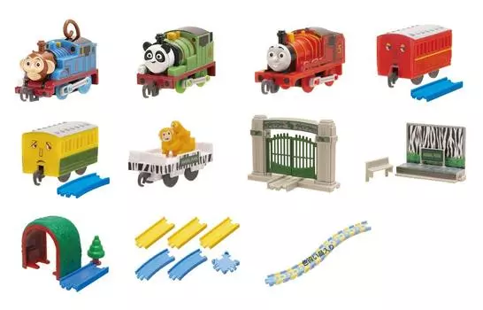 Capsule Plarail Паровозик Томас и его друзья Animal Friends Edition 11 типов Gacha Gacha