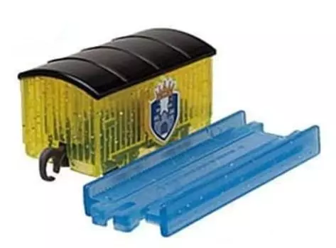 Capsule Plarail Паровозик Томас Сверкающий Остров Содор Спортивный День Выпуск Грузовой вагон Прямой рельс [10. + (чистый блеск)] (один предмет)