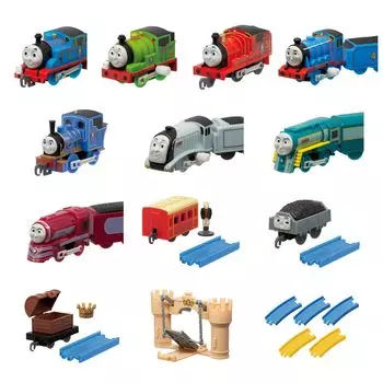 Capsule Plarail Thomas PBMS Король железной дороги Томас и потерянная корона 13 типов Игрушка в капсуле
