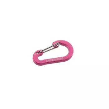 CAPTAIN STAG Aluminum Accessory Flat Carabiner SS (Pink) (UM-1850)