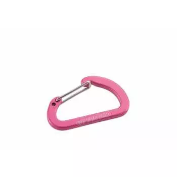 CAPTAIN STAG Aluminum Accessory Flat D Carabiner S (Pink) (UM-1860)