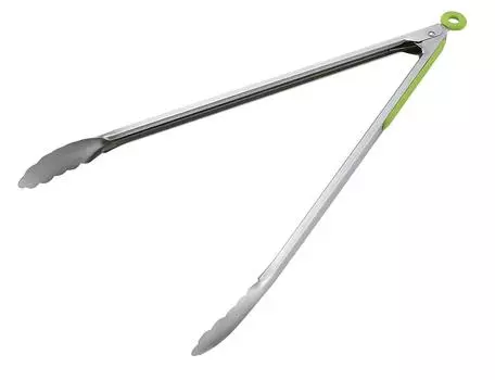 Captain Stag Barbecue Multi Tongs 40cm Light Green M-7609