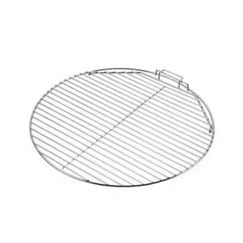 CAPTAIN STAG BBQ Barbecue Net Replacement Net American Grill Round Straight Net ??410mm UG-2024 Silver