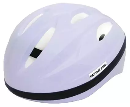 CAPTAIN STAG Bicycle Helmet for Children Soft Shell S Size Head Circumference 50~56cm For Infants SG Standard Champ Purple Y-6553