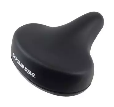 CAPTAIN STAG Велосипедное седло Мягкое седло Супер большое седло Черное Y-7879 чёрный