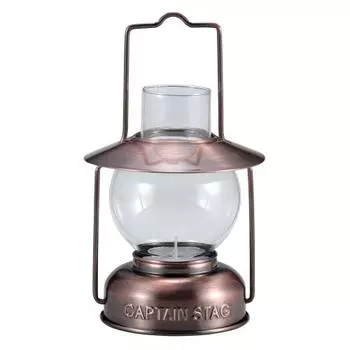 CAPTAIN STAG Camping Disaster Prevention Lantern Light Lighting CS Candle Lantern with 1 Candle Bronze UK-517