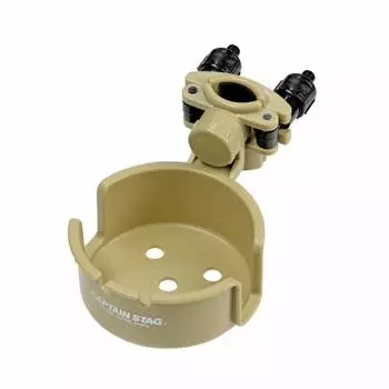 CAPTAIN STAG Camping Equipment Chair Cup Holder for Chair Drink Holder Khaki UC-1842 Product Size: (Approx.) Width 100 x Depth 165 x Height 80 mm, Hol