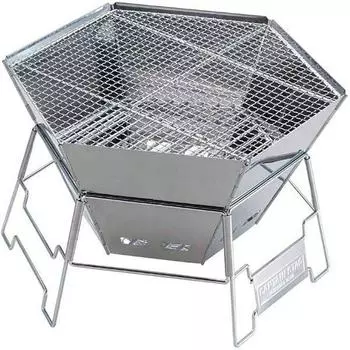 Captain Stag CAPTAIN STAG M 6500 [Огненный гриль из нержавеющей стали Hexa]