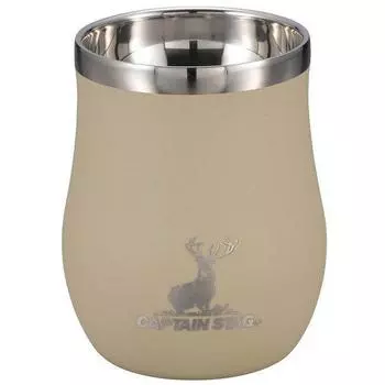 Captain Stag Captain Stag Ue 3578 [стакан для улицы ароматный вакуумный двойной стакан 240 мл термоизолированный нержавеющая сталь бежевый]