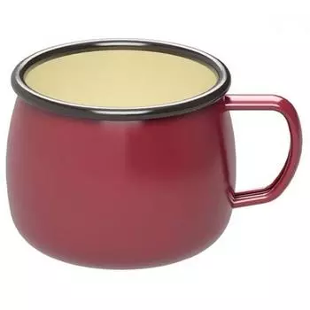 Капитан Олень Капитан Олень Uh 0502 [эмалированная кружка Красная]