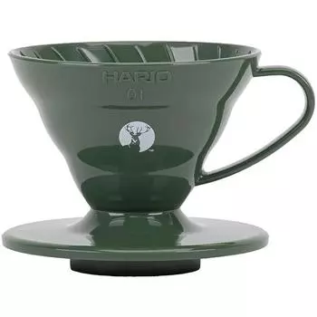 Captain Stag CAPTAIN STAG UW 3576 [Кофейная капельница HARIO x Captain Stag V60, 1 2 чашки, сделано в Японии, оливковое]