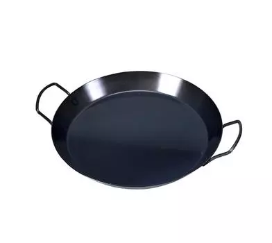 Captain Stag Charcoal Grilled Ichiban Round Seven Wheels Iron Plate 280mm M-6589