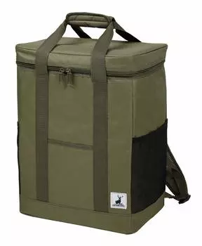 CAPTAIN STAG Cold Bag Cooler Bag Square Rucksack Type Cooler Bag Olive Usage Width 34 x Depth 23 x Height 45cm UE-620 Size
