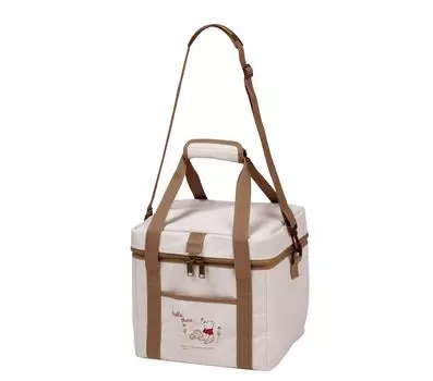 CAPTAIN STAG Disney Изолированная сумка-холодильник Мягкая сумка-холодильник с сетчатым карманом Складная сумка для хранения 15 л Винни-Пух/Привет MA-4629