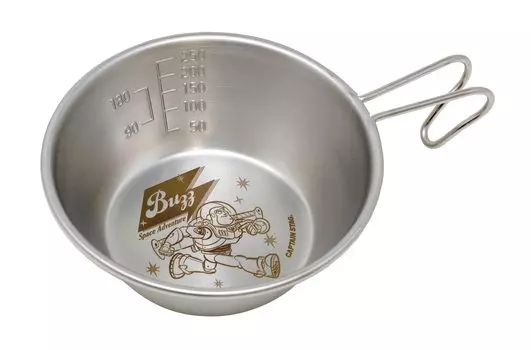 CAPTAIN STAG Disney Sierra Cup Нержавеющая сталь Sierra Cup 320 мл Нержавеющая сталь Сделано в Японии Сделано в Toy Tsubame-Sanjo Story/Space MA-2329 серебряный