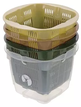 CAPTAIN STAG Дуршлаг Мерный стакан Kasanaru Square Mini ДуршлагМерный стакан Набор 200 млМожно мыть в посудомоечной машинеМикроволновая печьМодифицированный, произведен в ЯпонииUH-4724 Размер продукта: