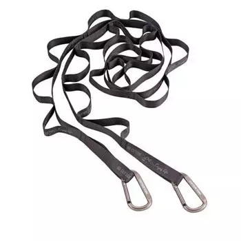 CAPTAIN STAG Hanging Chain Clothesline Rope with Carabiner Loop Rope Black Monte UM-1565 Total Length 210cm