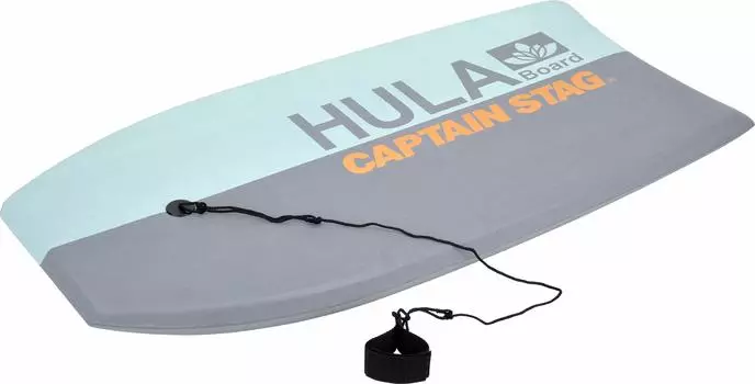 Captain Stag HULA EVA 33 with Leash Gray x Sax UX-1045 Bodyboard, inches, Cord,