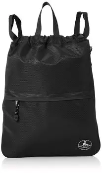 [Captain Stag] Knapsackdrawstring bag black [item]
