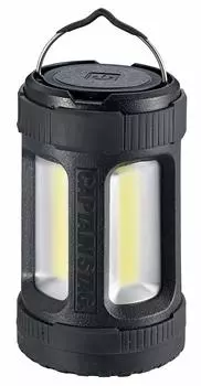 CAPTAIN STAG Lantern Light Raijin COB Lantern Mini 4 Level Adjustment 200 Lighting Approximately 4 Hours Lighting Approximately 100 Hours Black 87 x