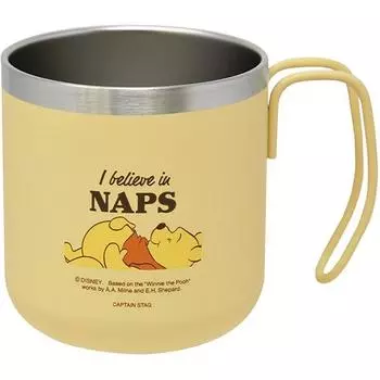 Captain Stag Ma 2332 [двойная кружка из нержавеющей стали с вакуумной изоляцией для тепла и холода 300 мл Disney Winnie The Pooh Nap]
