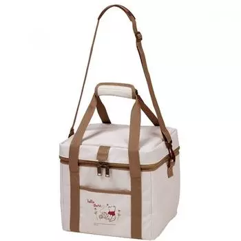 Captain Stag MA 4629 [Изолированная сумка-холодильник Disney, мягкая сумка-холодильник с сетчатым карманом, складное хранилище, 15 л, Winnie the Pooh Hello]