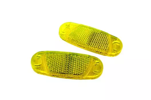 CAPTAIN STAG Offle Wheel Reflector Mini Yellow Y-4738
