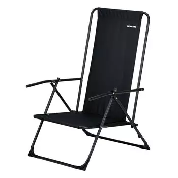CAPTAIN STAG Outdoor Chair Chair Reclining Chair Reclining Rod Chair Thin Storage Black Gracia UC-1903 чёрный