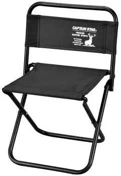 CAPTAIN STAG Outdoor Chair Leisure Chair Medium Black UC-1896